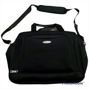 Samsonite Briefcase Laptop Carry-On Travel Work Overnight Weekend Bag EUC